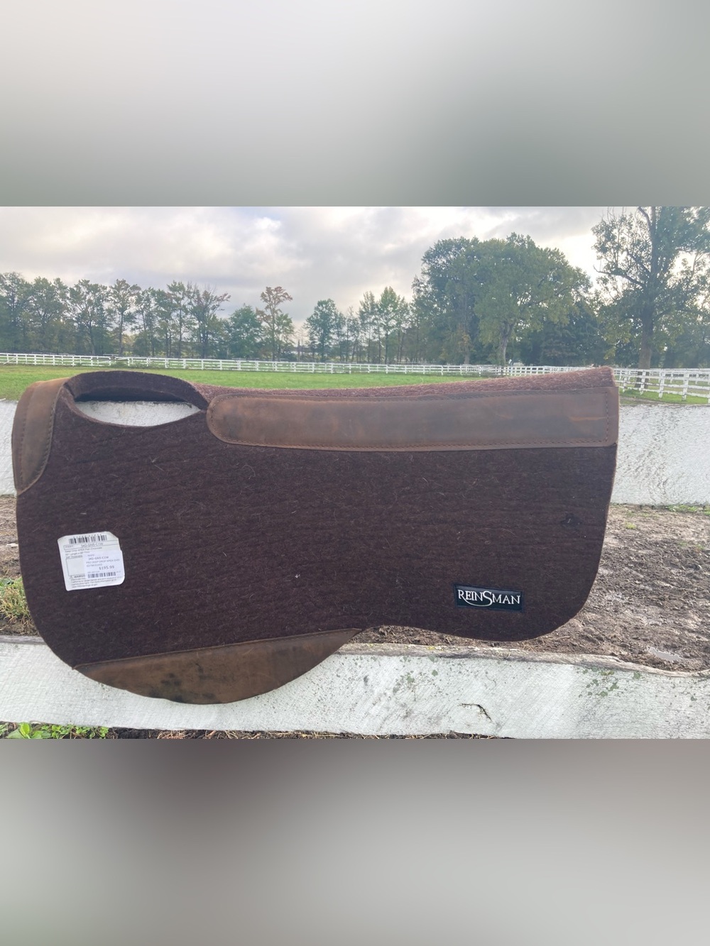 REINSMAN APEX PERFORMANCE 3/4 INCH WITHER RELIEF FELT SADDLE PAD